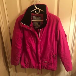 Woman’s Obermeyer pink ski jacket